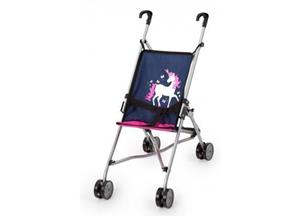 Bayer Eenhoorn Poppenplooibuggy blauw