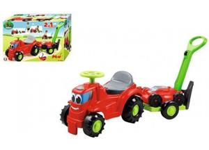 Ecoiffier Looptractor met aanhanger & grasmaaier