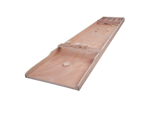 Longfield Games Sjoelbak Wedstrijd - 200X41 cm - incl. stenen
