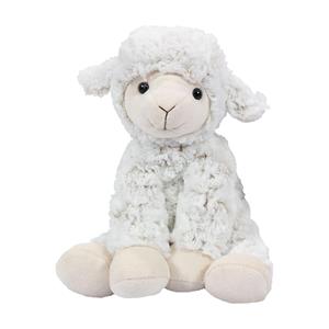 PIA Soft Toys Knuffeldier Schaap/lammetje - zachte pluche stof - premium kwaliteit knuffels - wit - 25.5 cm -