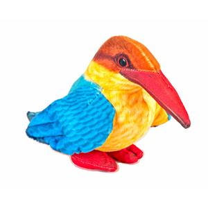 Wild Republic ijsvogel knuffel - 12 cm - pluche - vogels - dierenknuffels - vogelknuffels -