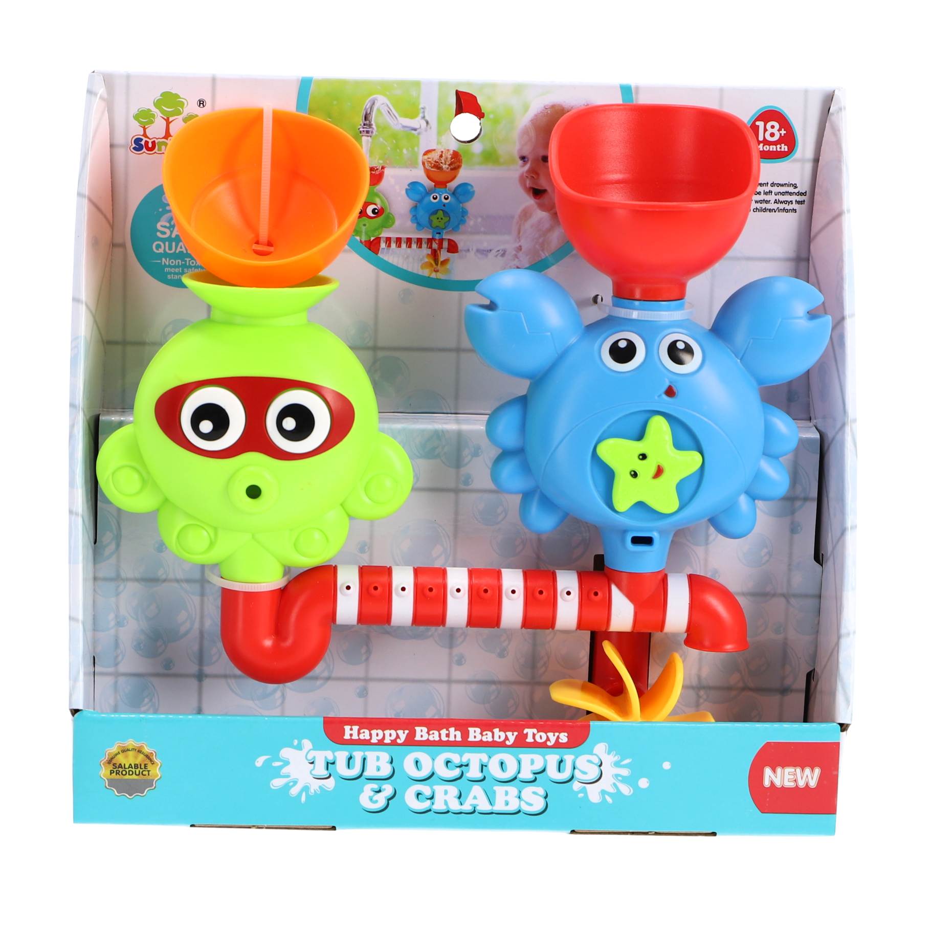 Top1Toys Bad octopus en krab