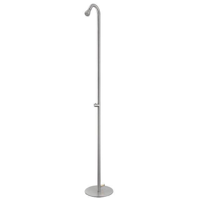 Outdoor Verplaatsbare Buitendouche - RVS 316 - tuinslang aansluiting - PVD - Geborsteld RVS ML9018-SS_2