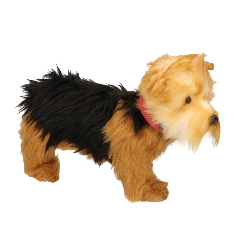 Hansa Pluche hond knuffel - 25 cm - Yorkshire Terrier - honden knuffels -