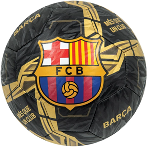 Van der Meulen Voetbal - FC Barcelona Bal Lightning Black/Gold (Maat 5)