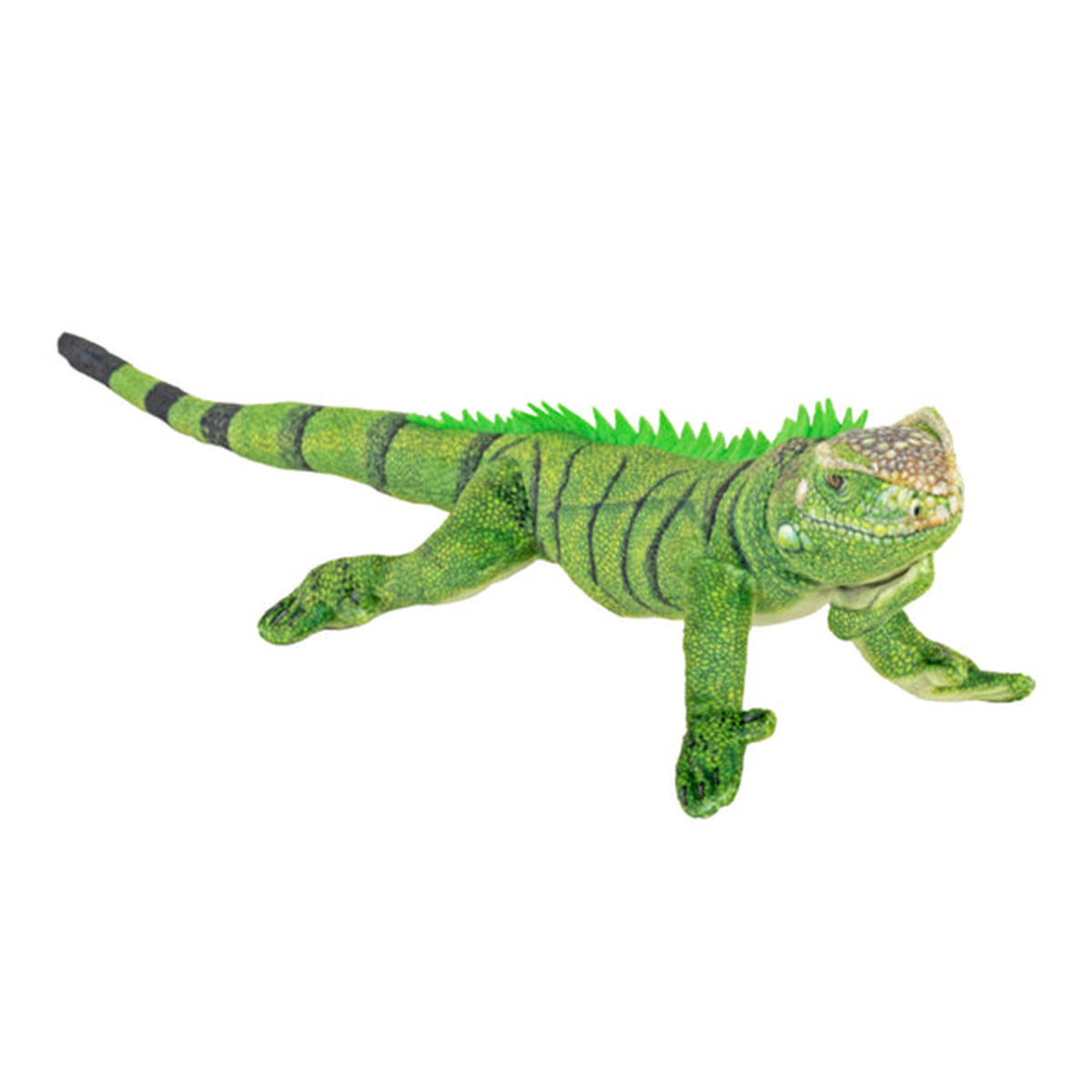 Wild Republic Leguaan knuffel - pluche - groen - 43 cm - hagedissen - knuffeldieren -
