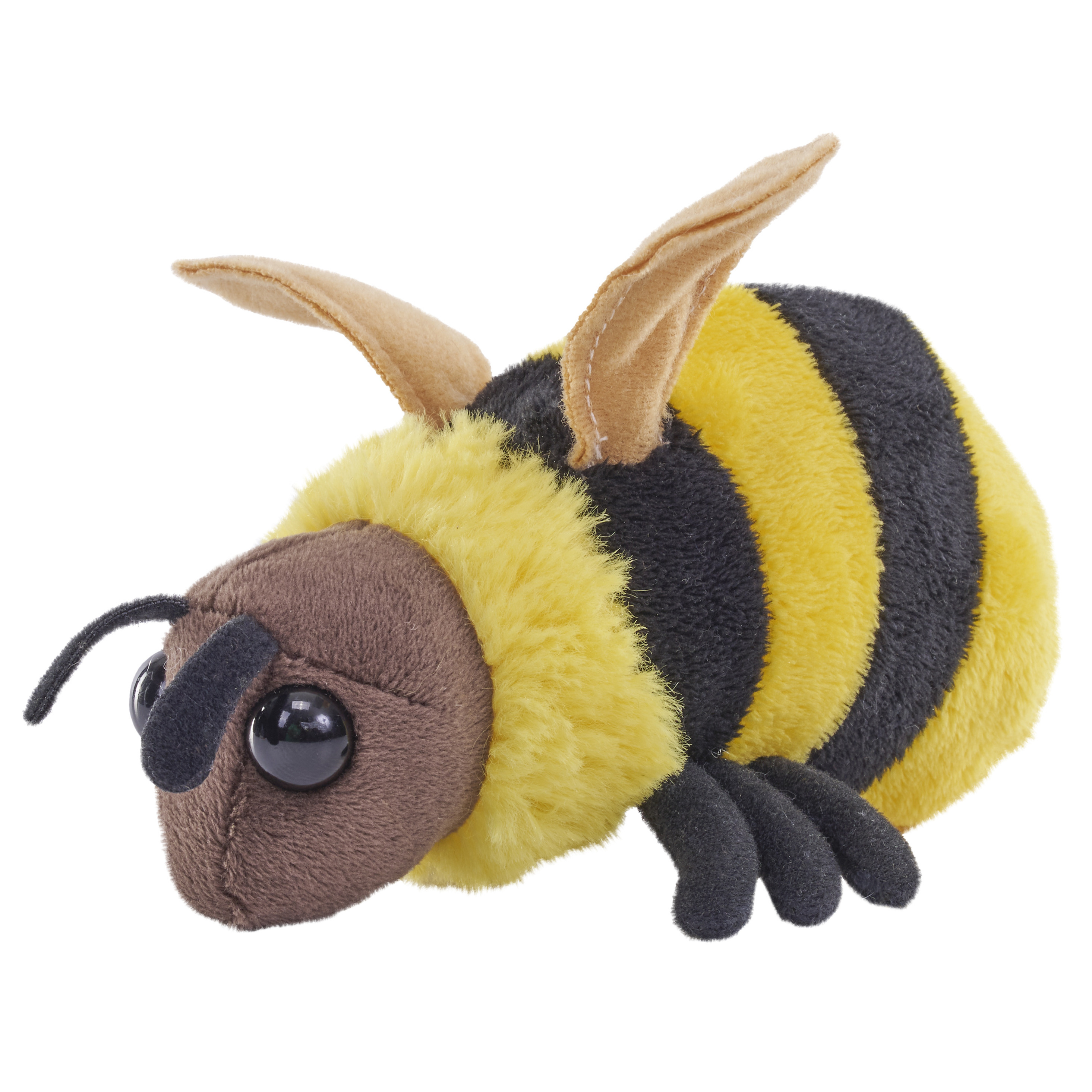honing bij knuffel - pluche - 13 cm - insecten - knuffeldieren - bijen -