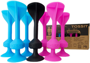 Tossit Partyspel - Starter Pack (Blauw-Roze)