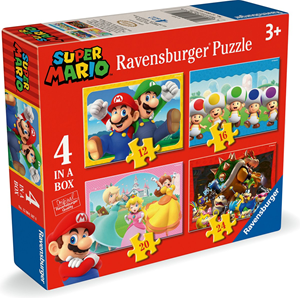 Ravensburger Super Mario Puzzel (12, 16, 20, 24 stukjes)