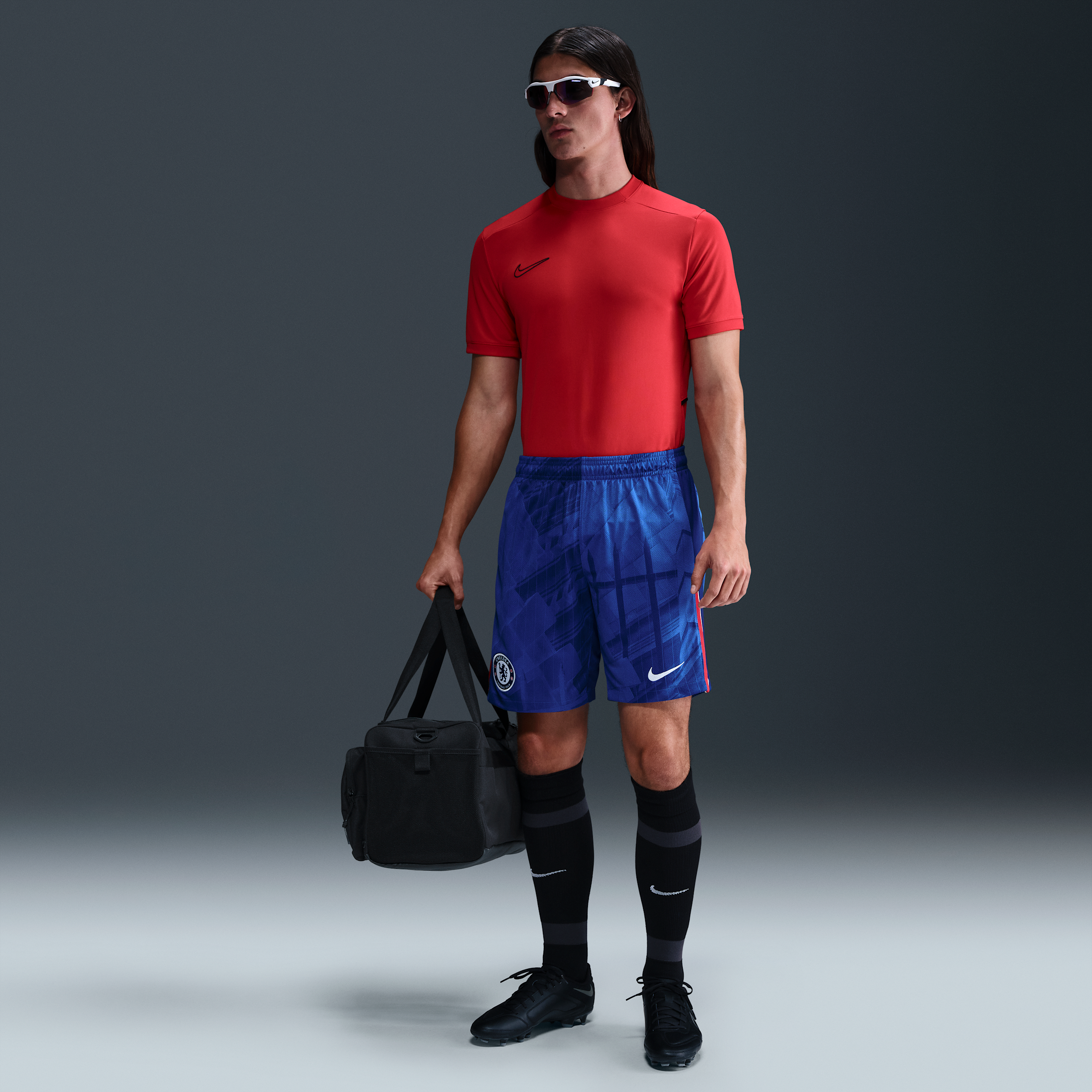 Nike Chelsea FC 2025/26 Stadium Thuis  Dri-FIT replicavoetbalshorts voor heren - Blauw