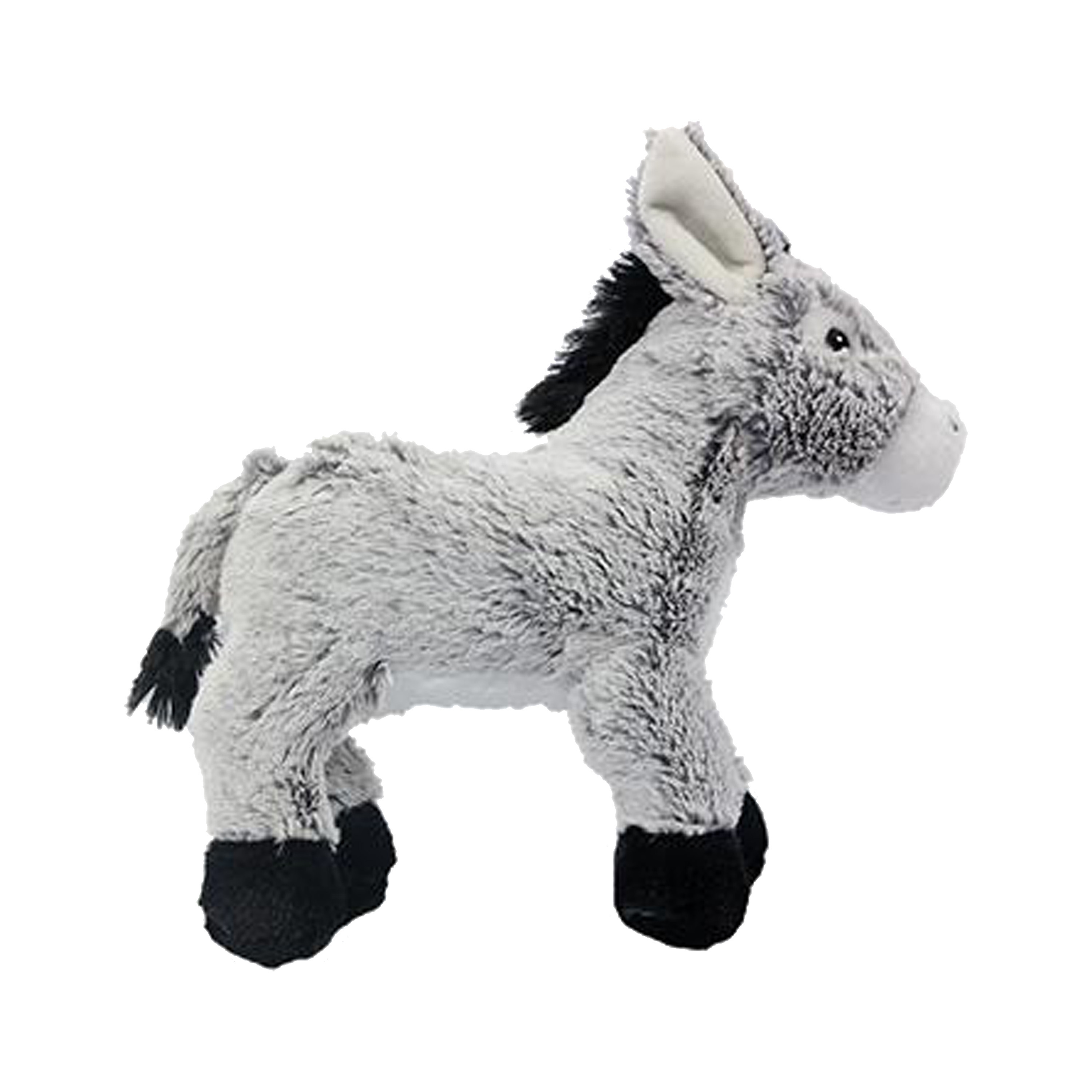 PIA Soft Toys Knuffeldier Ezel - zachte pluche stof - premium kwaliteit knuffels - grijs - 24 cm -