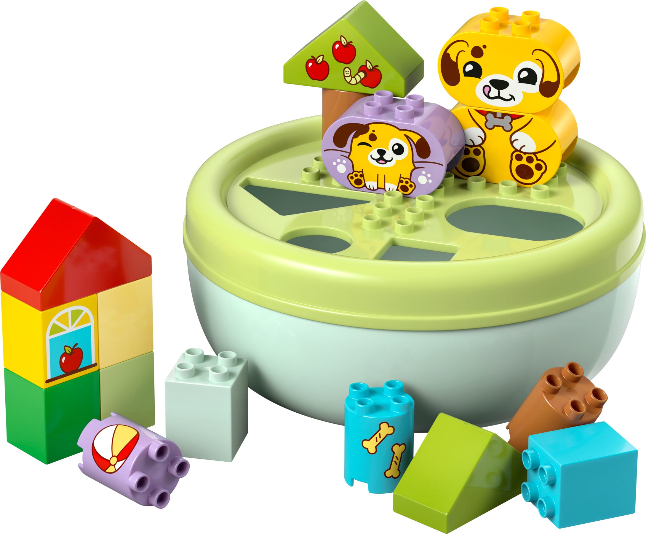 LEGO Vormenstoof: puppyhuis