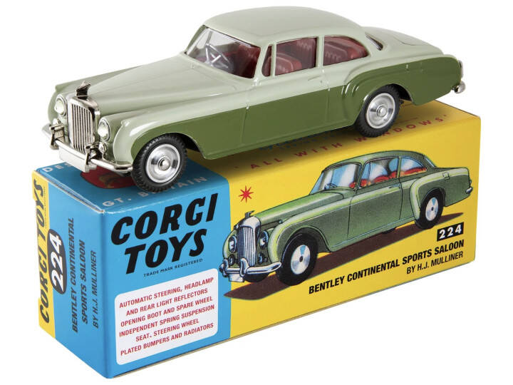 Corgi Toys Bentley Continental Sports Saloon - 1961