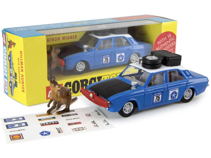 Corgi Toys Hillman Hunter met kangoeroe