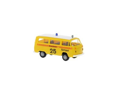 Brekina Volkswagen T2 Kombi Brandweer Schiphol 1973