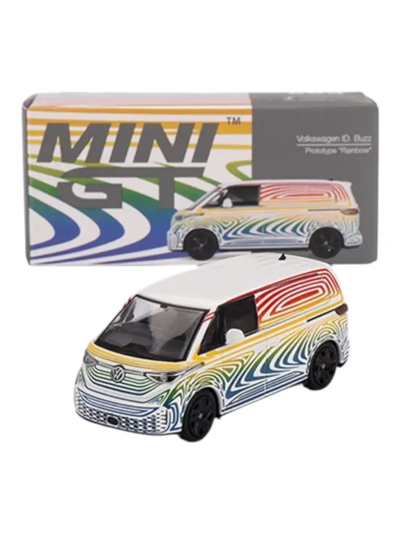 Brinic Modelcars Mini GT Volkswagen ID Buzz - Protoype Rainbow