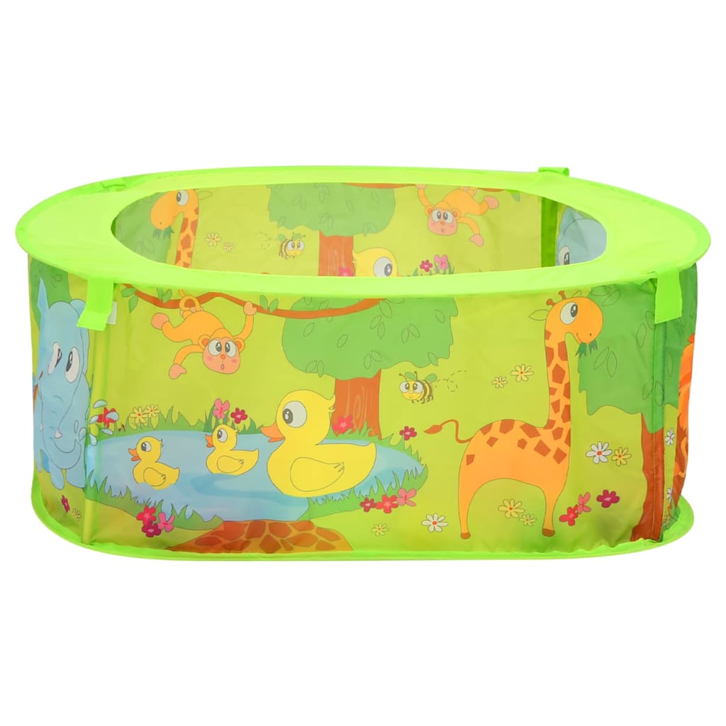 vidaXL Ballenbak voor kinderen met 50 ballen 75x75x32 cm