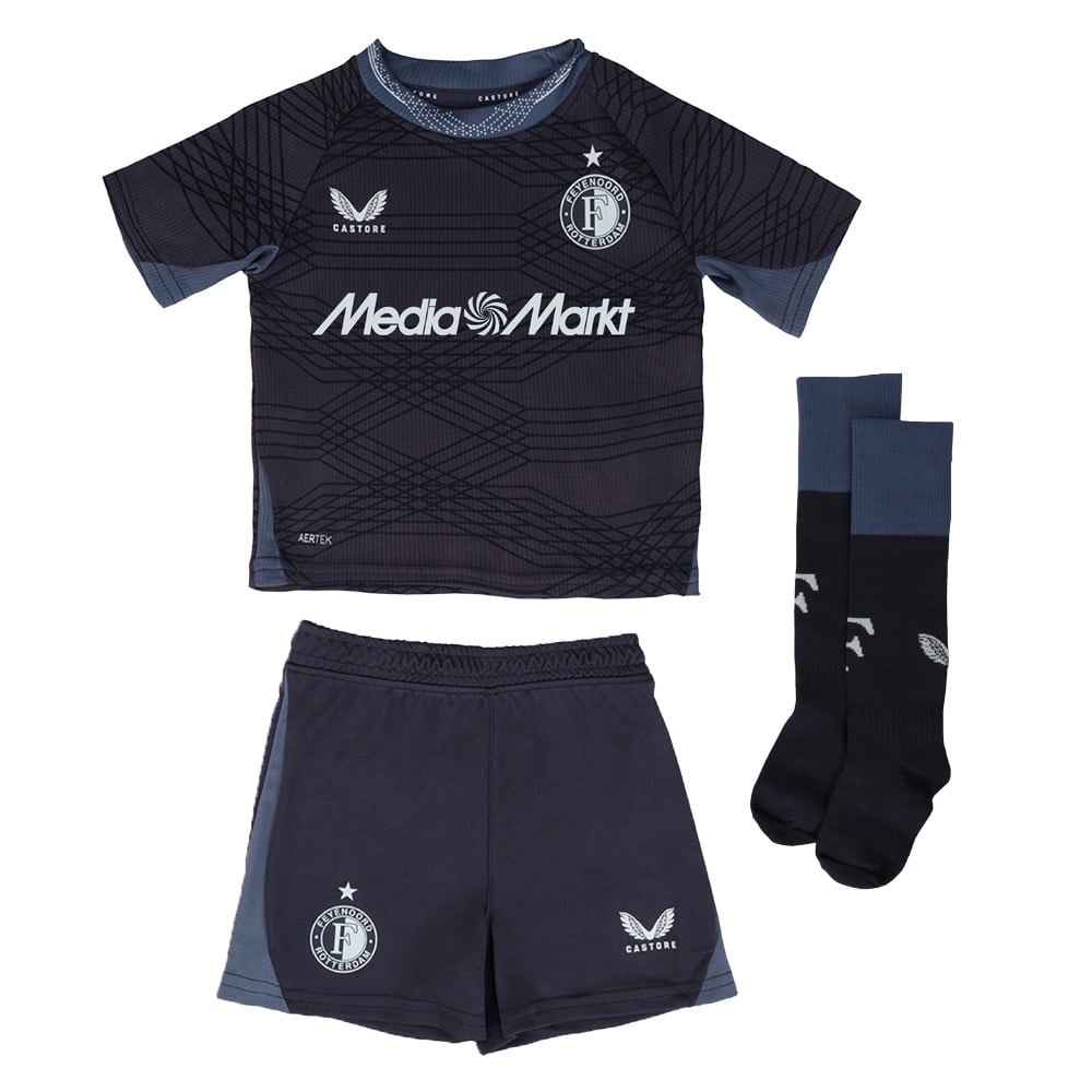 Feyenoord Minikit Uit 2025-2026 Peuters/Kleuters