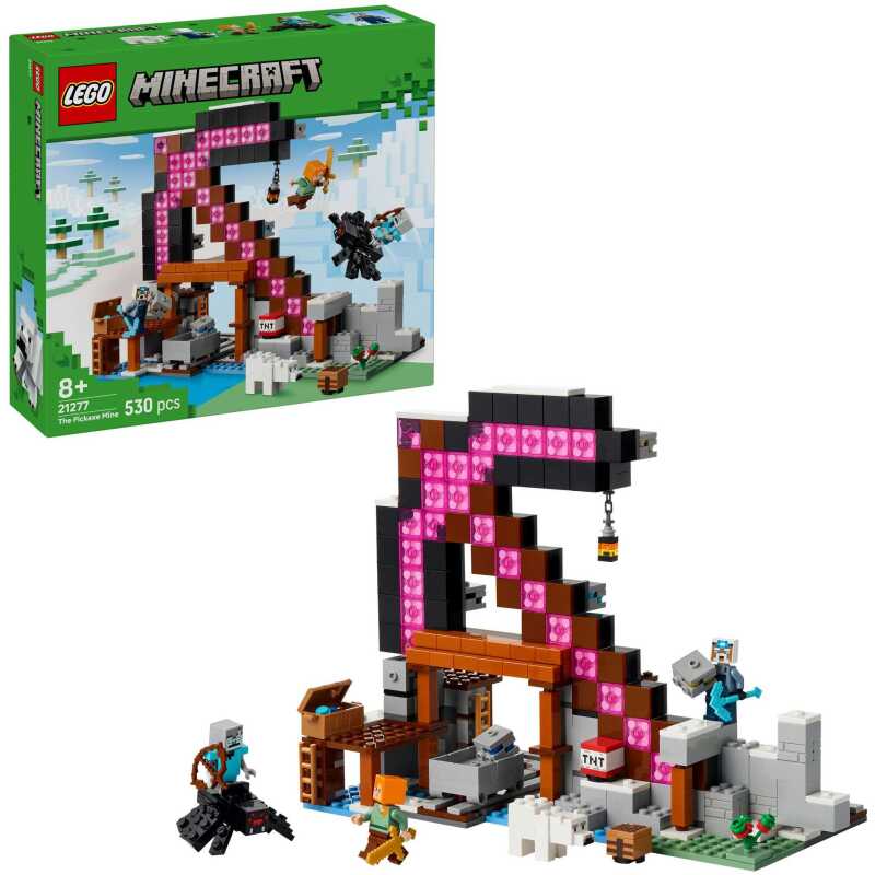 LEGO Minecraft - De pikhouweelmijn Constructiespeelgoed