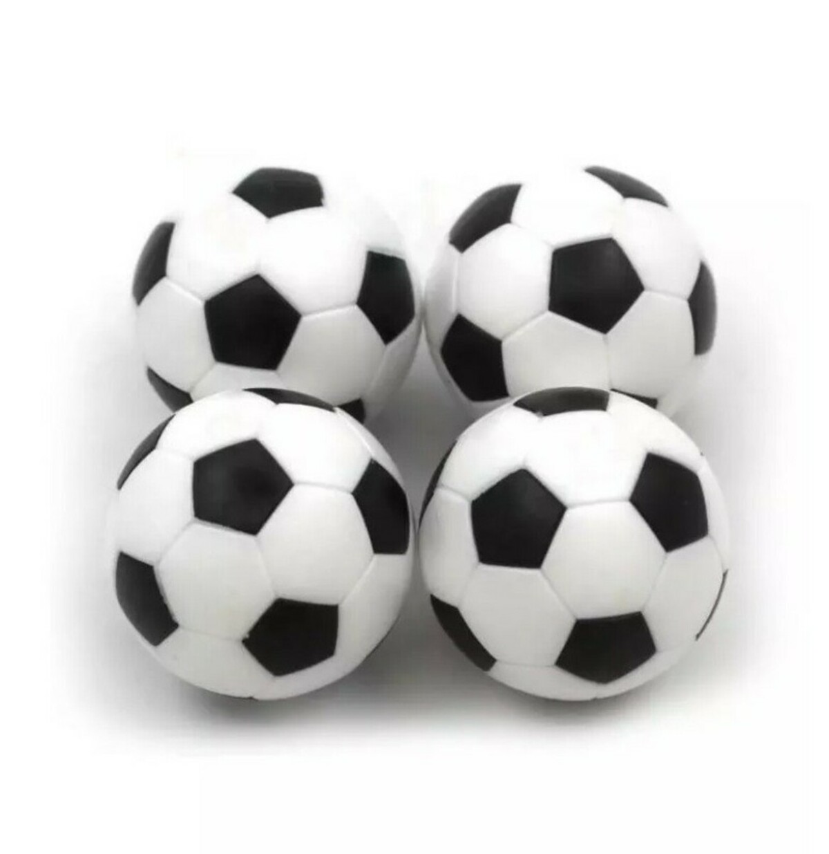 Tafelvoetbal balletjes  | Zwart-wit 32mm (per 6st.)