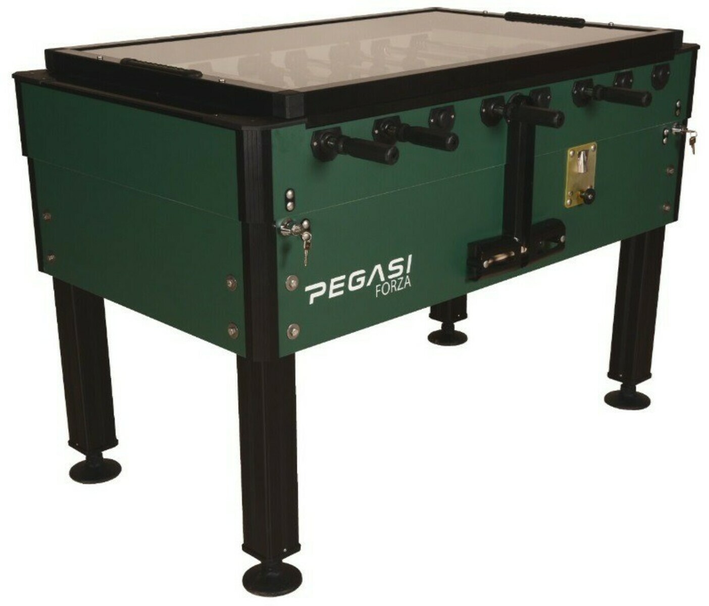 Pegasi Voetbaltafel Outdoor  | Forza Premium | Glasplaat | Muntinworp