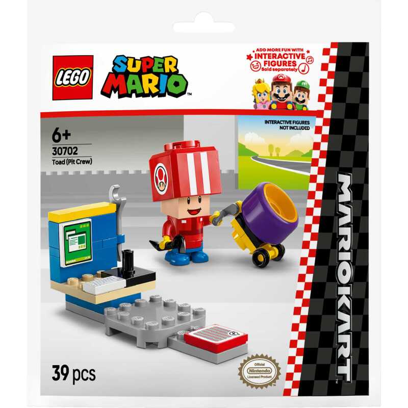 LEGO Super Mario - Mario Kart - Toad (pitstop) Constructiespeelgoed
