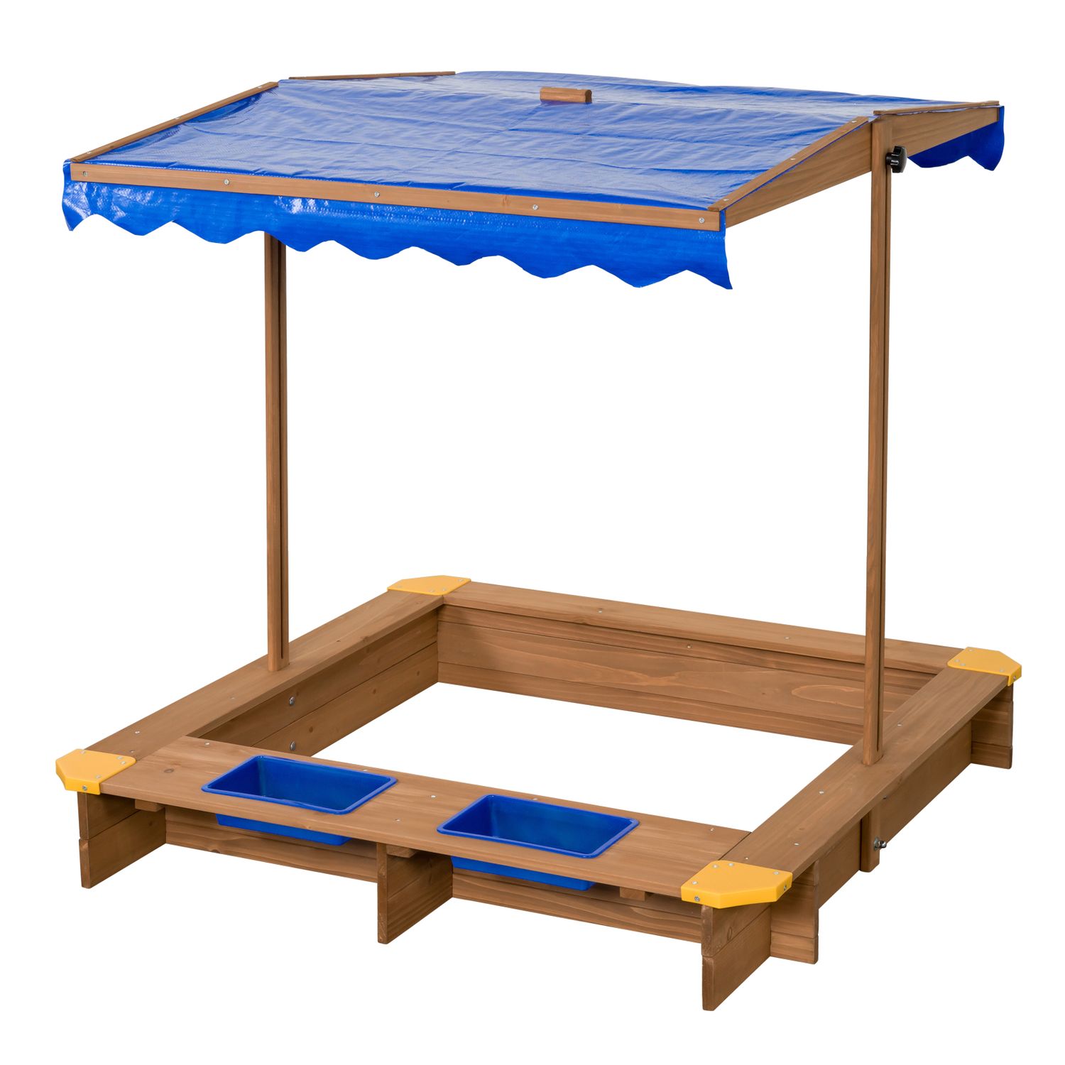 Swing King Swingking Zandbak Ibiza Hout 120x120x18cm