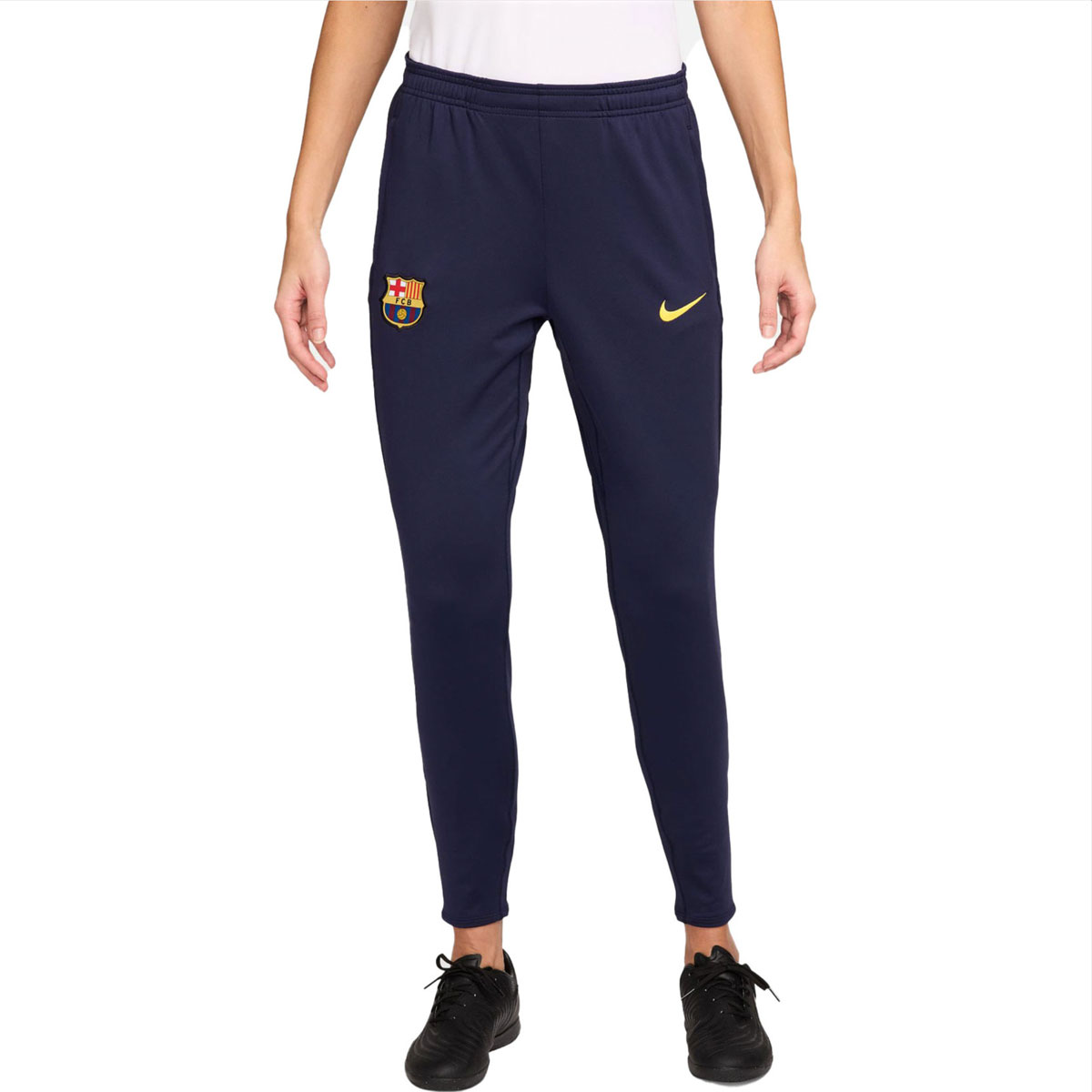 Nike FC Barcelona Strike Trainingsbroek 2025-2026 Dames Donkerblauw Goud