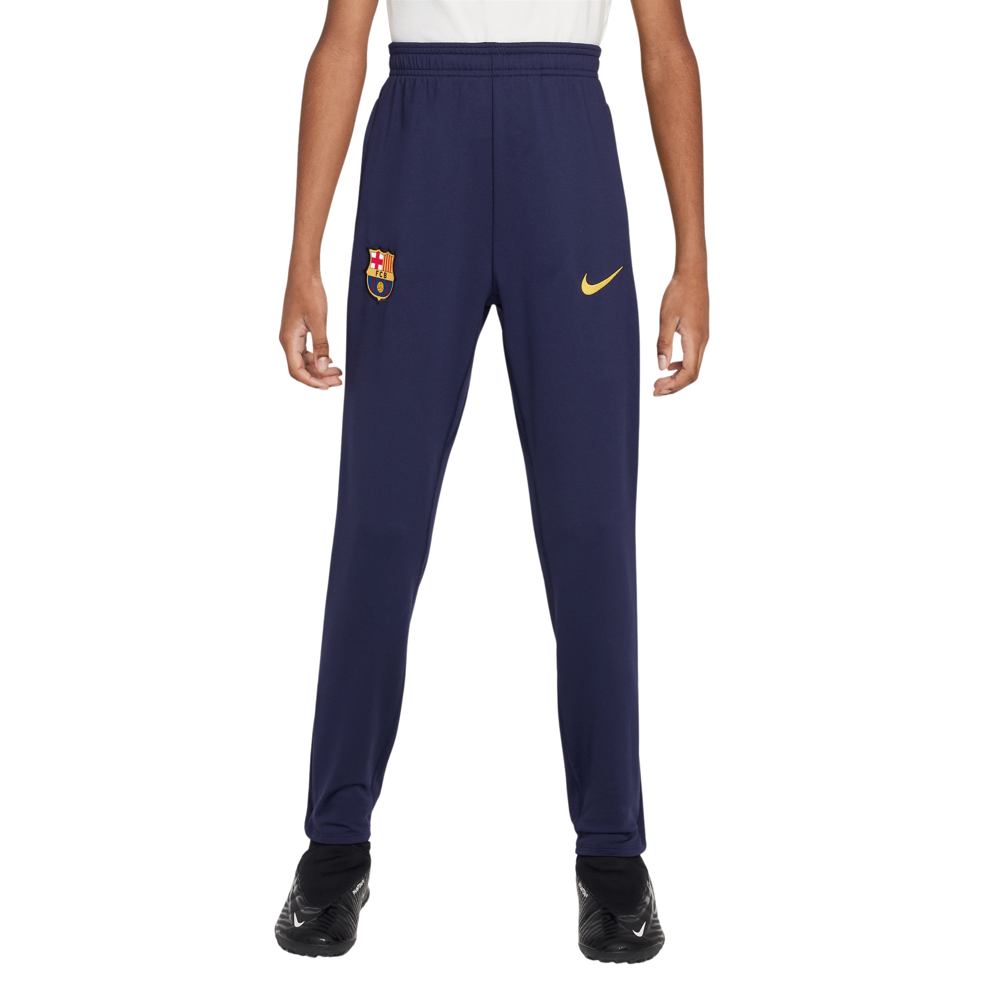 Nike FC Barcelona Strike Trainingsbroek 2025-2026 Kids Donkerblauw Goud