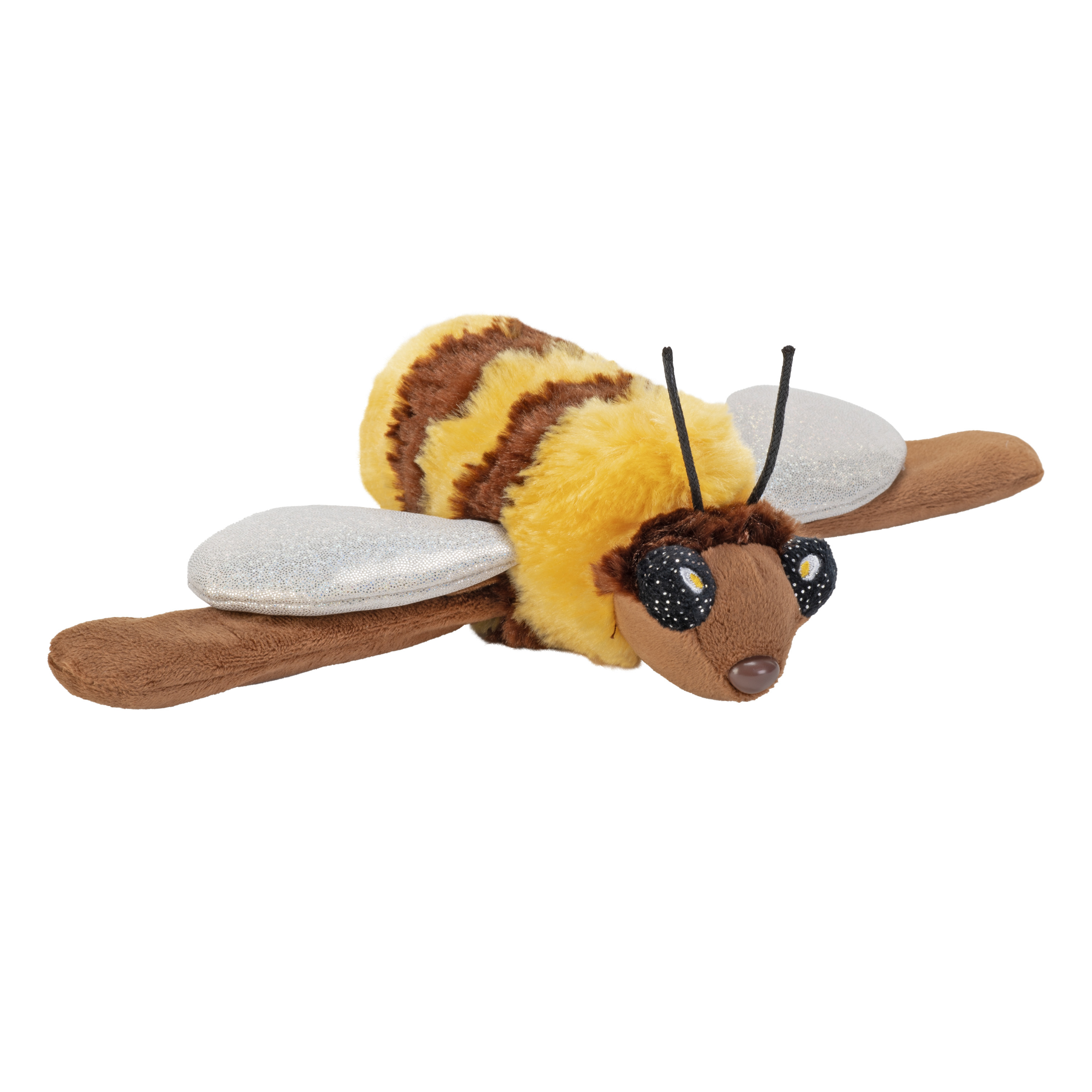 bij hugger - pluche - 20 cm - insecten - knuffeldieren - bijen - honingbij -
