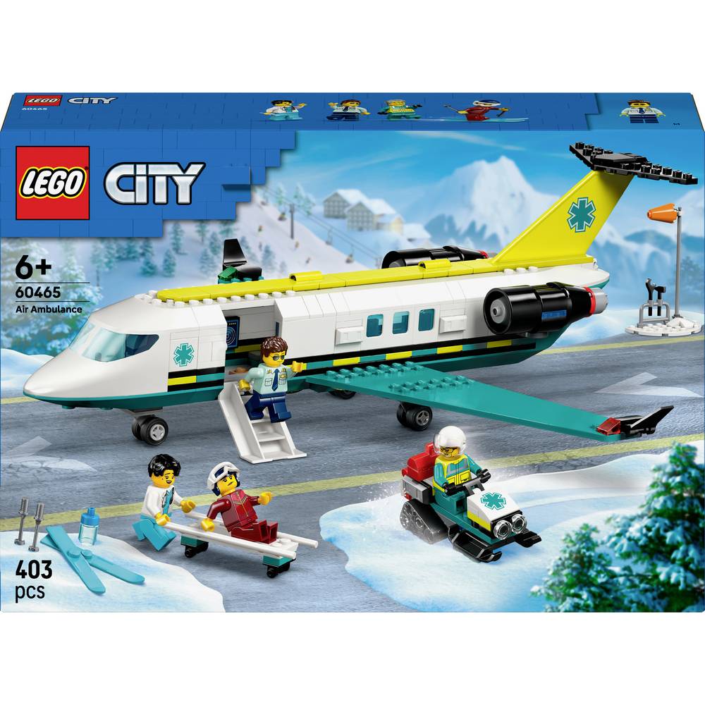 LEGO City 60465 Noodreddingsvliegtuig