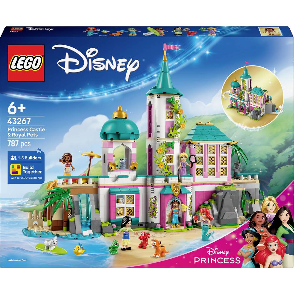 LEGO Disney 43267 Prinzessenslot met huisdieren