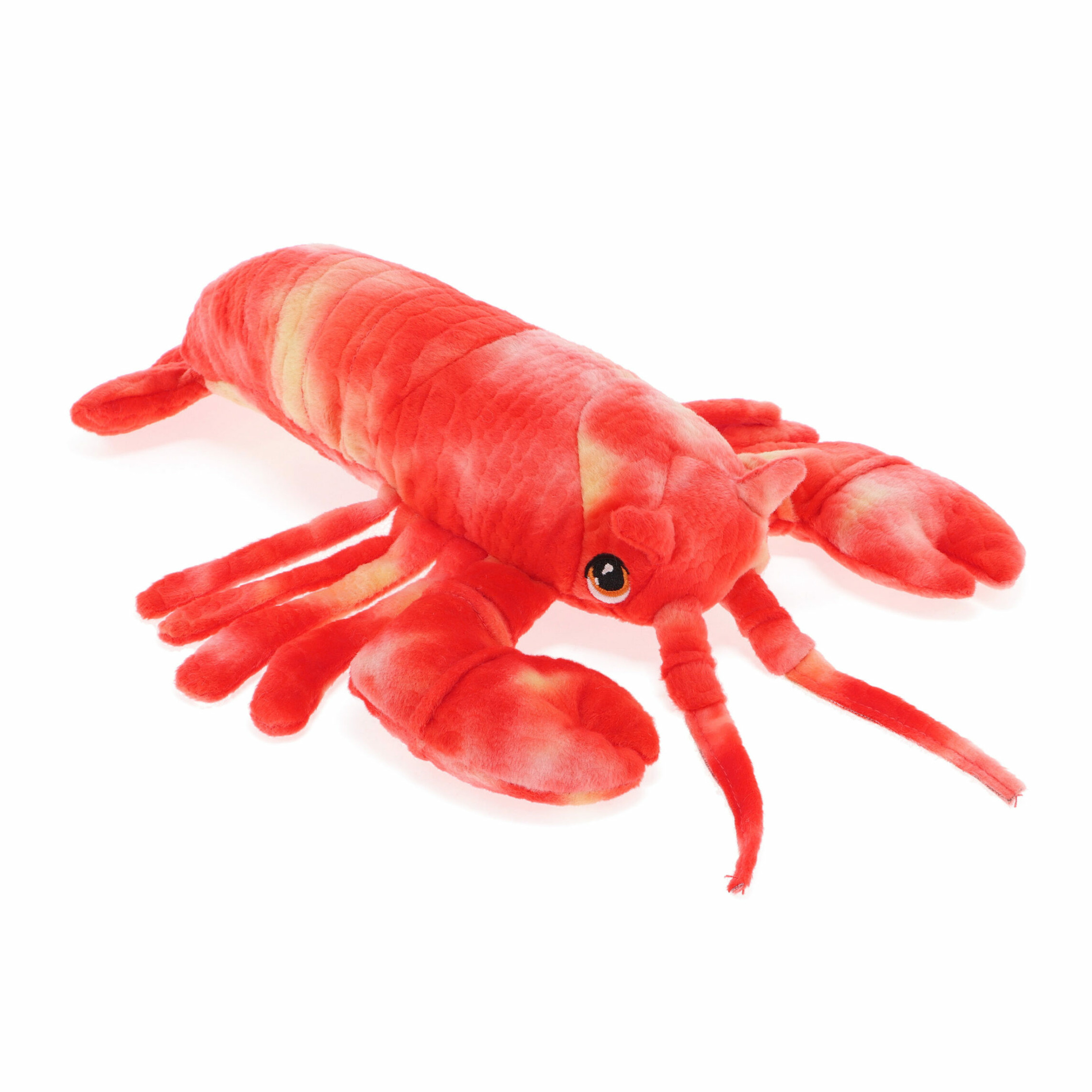 Keel Toys pluche kreeft knuffeldier - rood - lopend - 25 cm -