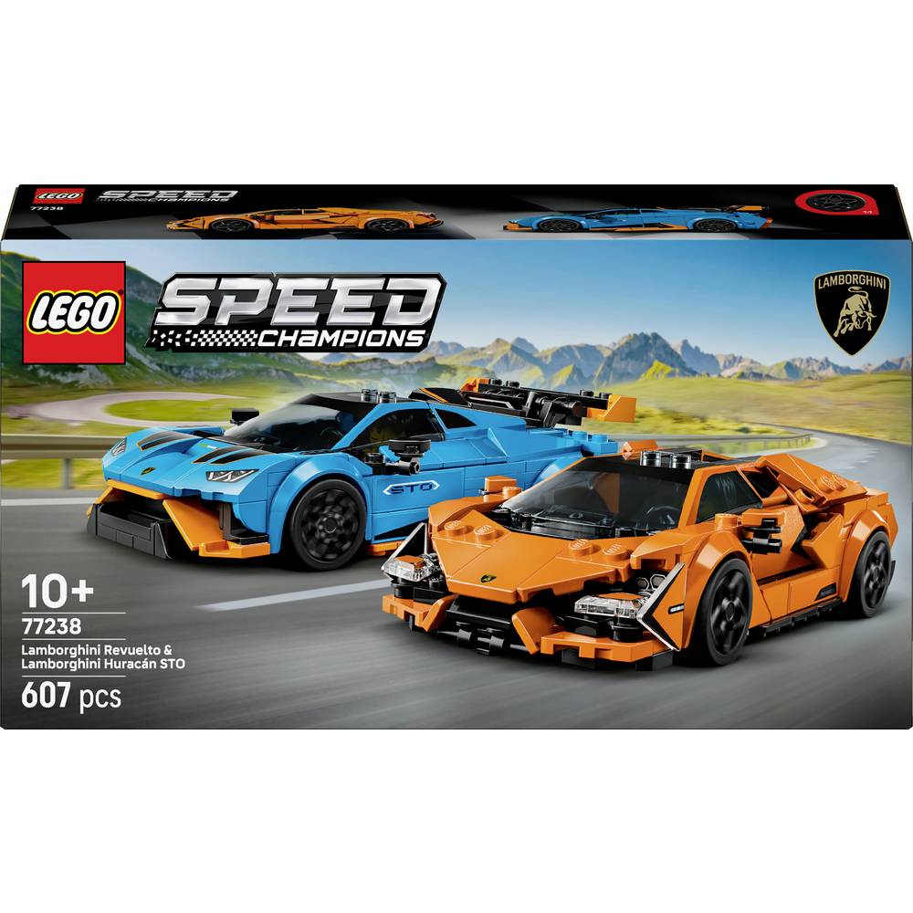 LEGO Speed Champions 77238 Lamborghini Revuelto en Huracán STO