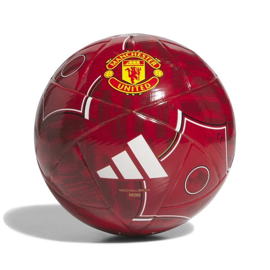 Adidas Manchester United Voetbal Mini Thuis - Mufc Red/Bordeaux/Zwart