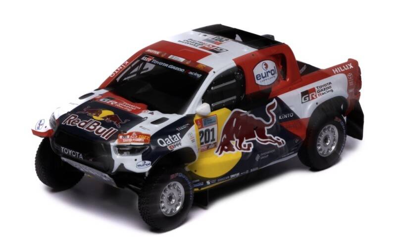 Brinic Modelcars IXO Models Toyota GR Hilux T1 #201 - Rally Dakar 2023