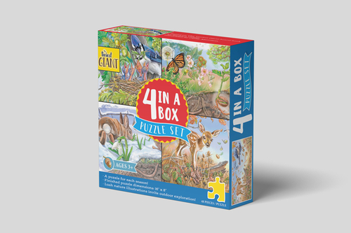 Barbara Ciletti The Tiniest Giant 4-In-1 Puzzle Set -   (ISBN: 9780764370229)