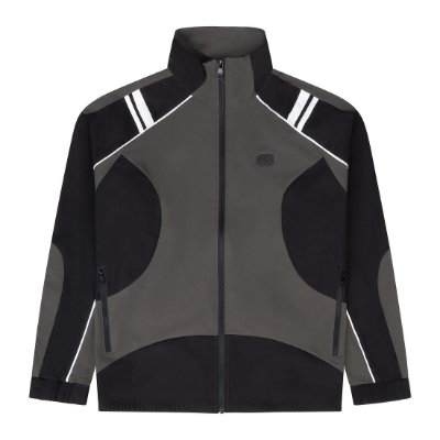Sportus.nl Cruyff - Icon League Trainingsjack - Zwart/Grijs