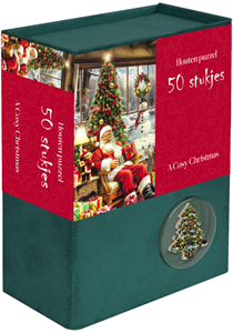 Tucker's Fun Factory Kerstpuzzel Hout – A Cosy Christmas (50 stukjes)