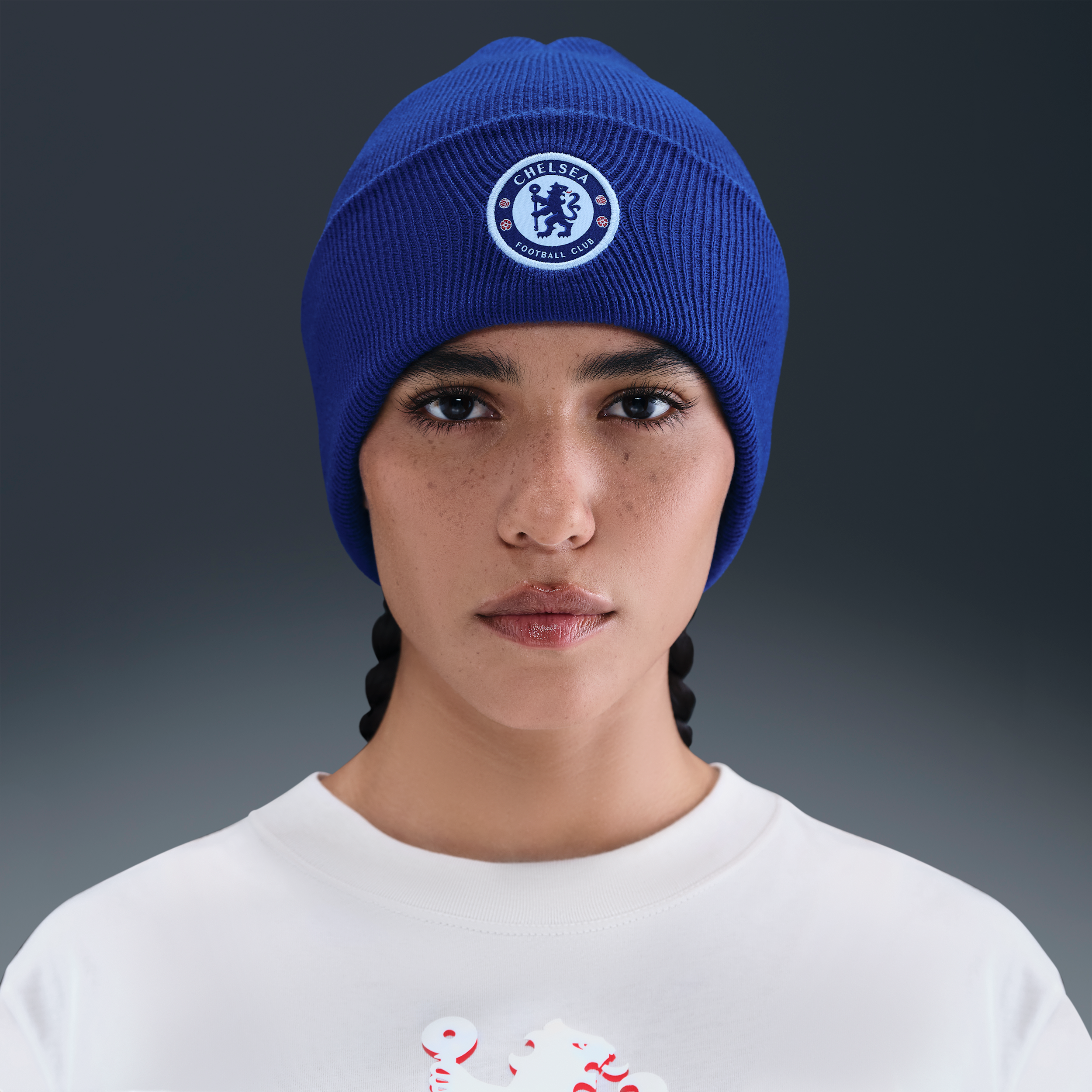 Nike Chelsea  Dry-FIT Peak beanie - Blauw