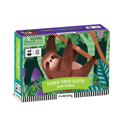 Galison Three-Toed Sloth Mini Puzzle -   (ISBN: 9780735357150)