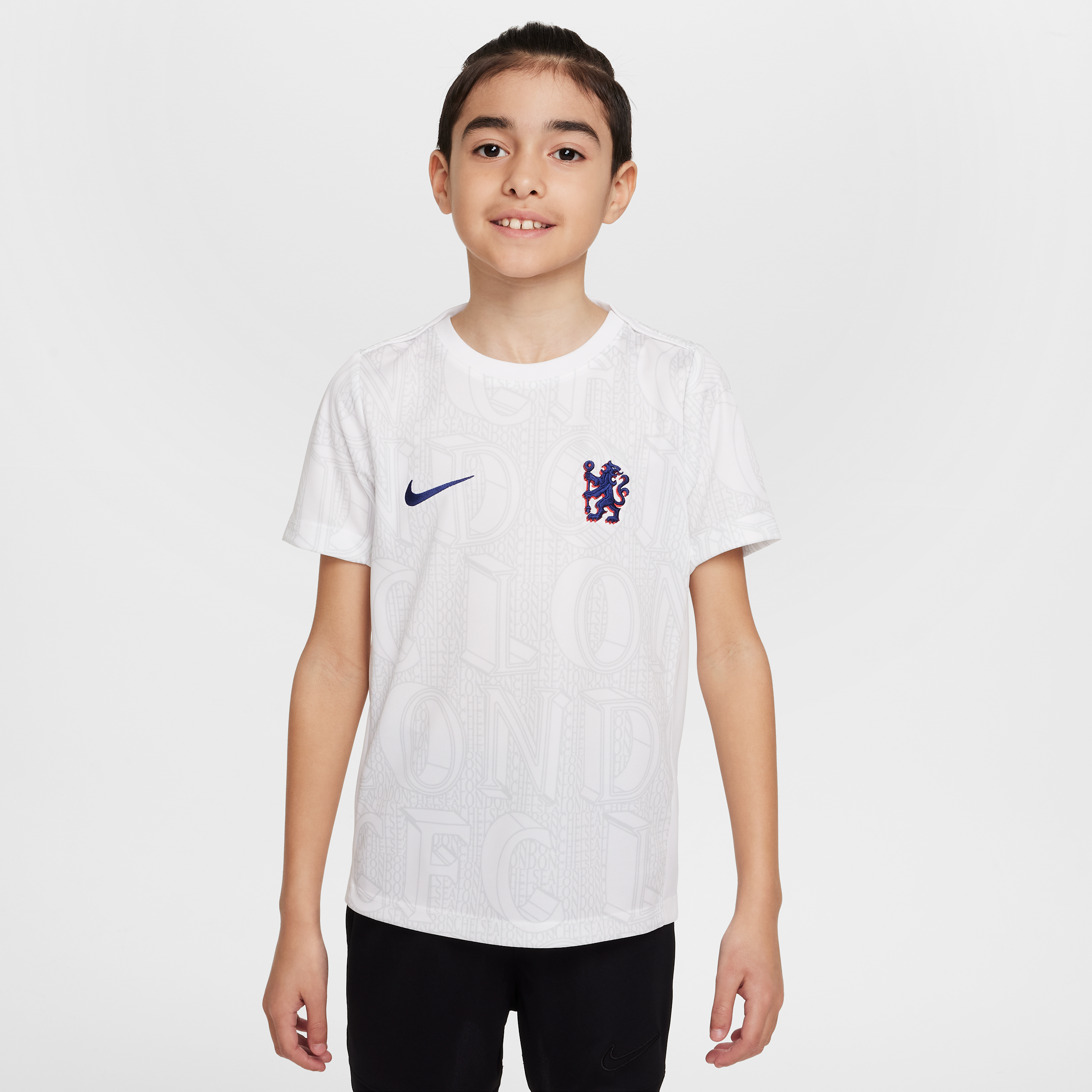Nike Chelsea FC Academy Pro  Dri-FIT warming-uptop voor kids - Wit
