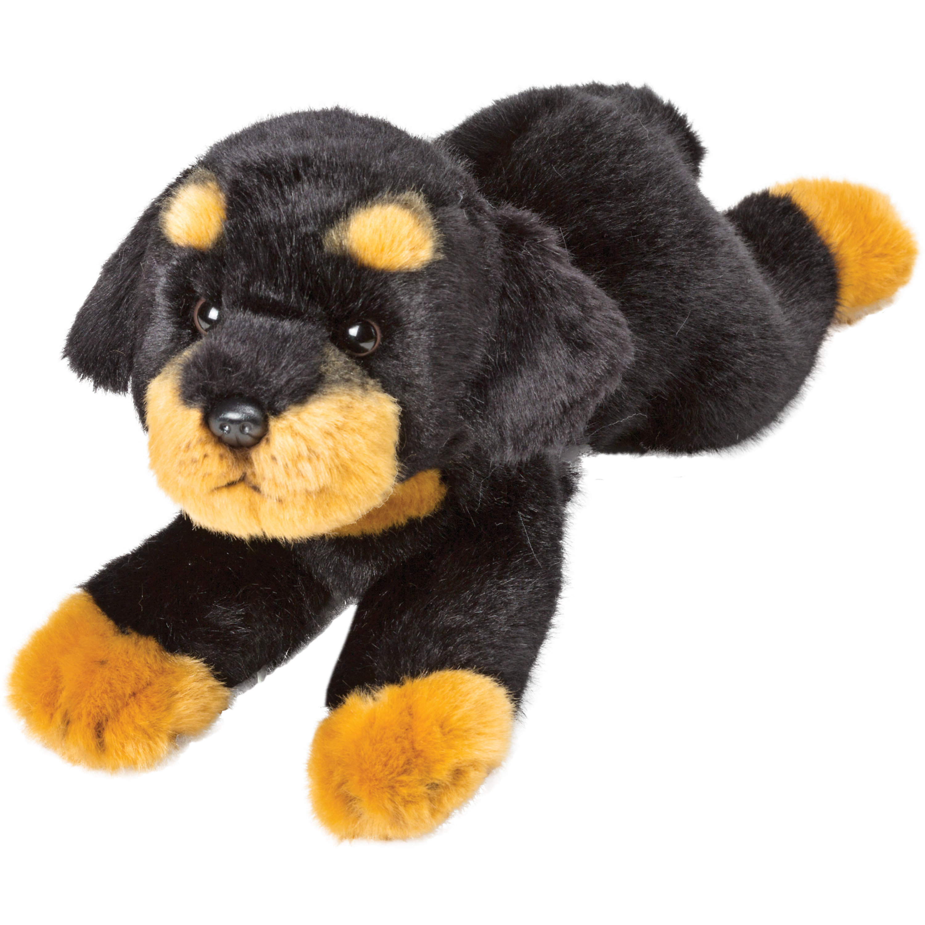 Suki Gifts Pluche knuffel dieren Rottweiler hond - 30 cm - Speelgoed knuffelbeesten - Honden soorten -