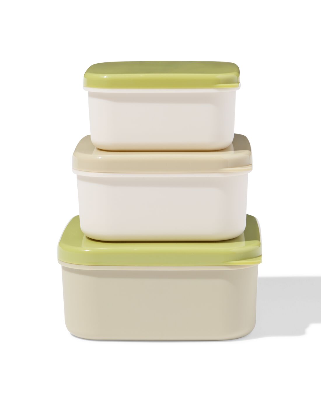 HEMA Snackboxen groen - 3 stuks (groen)