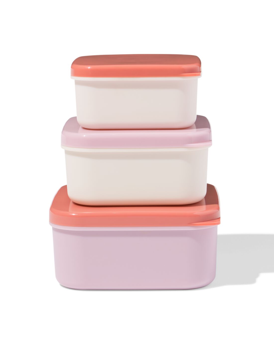 HEMA Snackboxen terra - 3 stuks (roze)