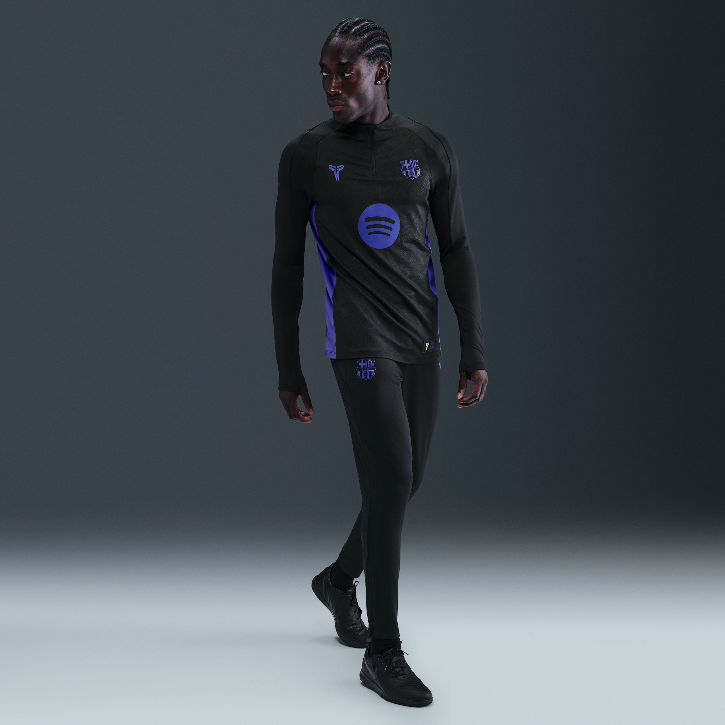 Nike FC Barcelona Strike Uit Kobe Dri-FIT knit voetbalbroek voor heren - Zwart