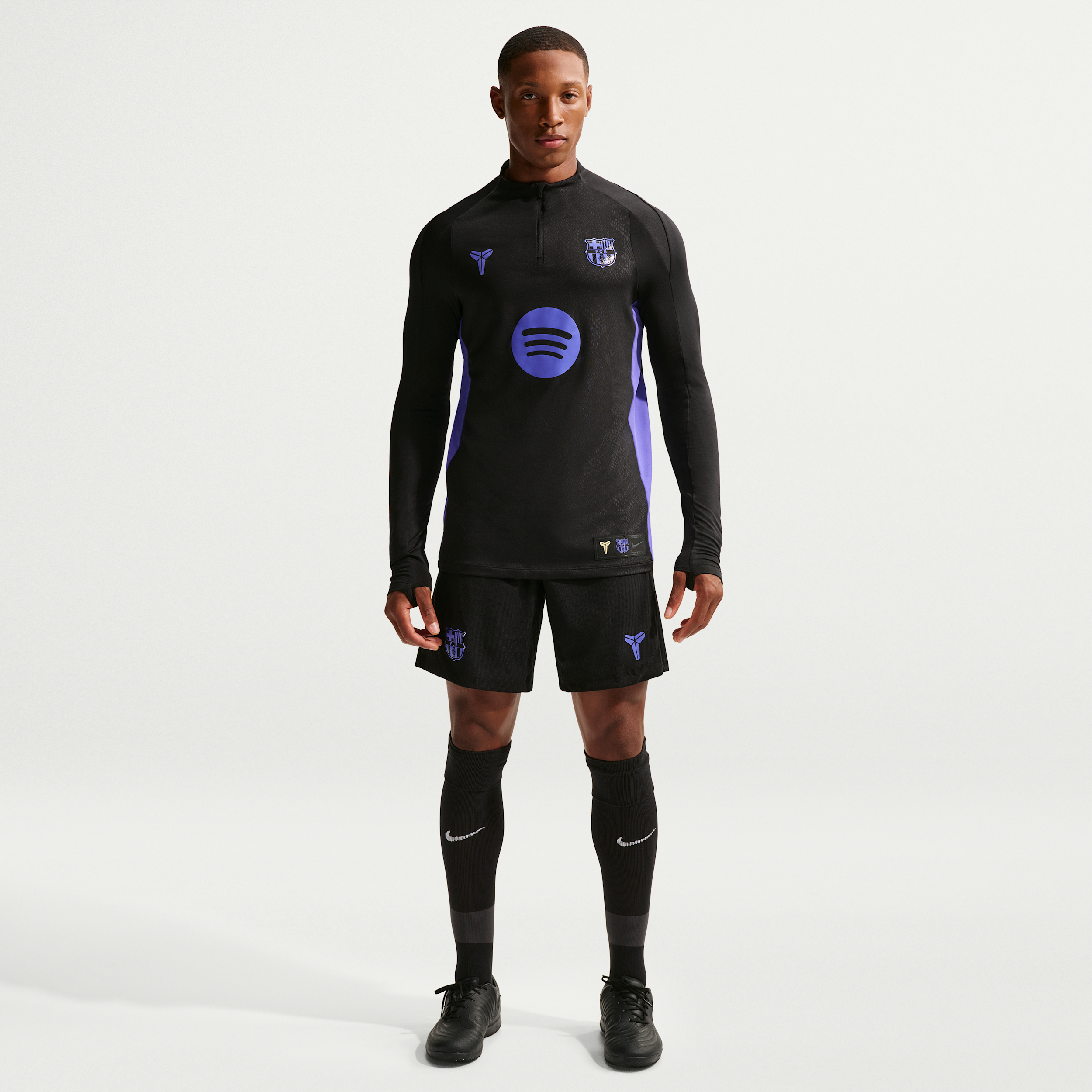 Nike FC Barcelona Strike Elite Uit Kobe Dri-FIT ADV knit voetbalshorts voor heren - Zwart