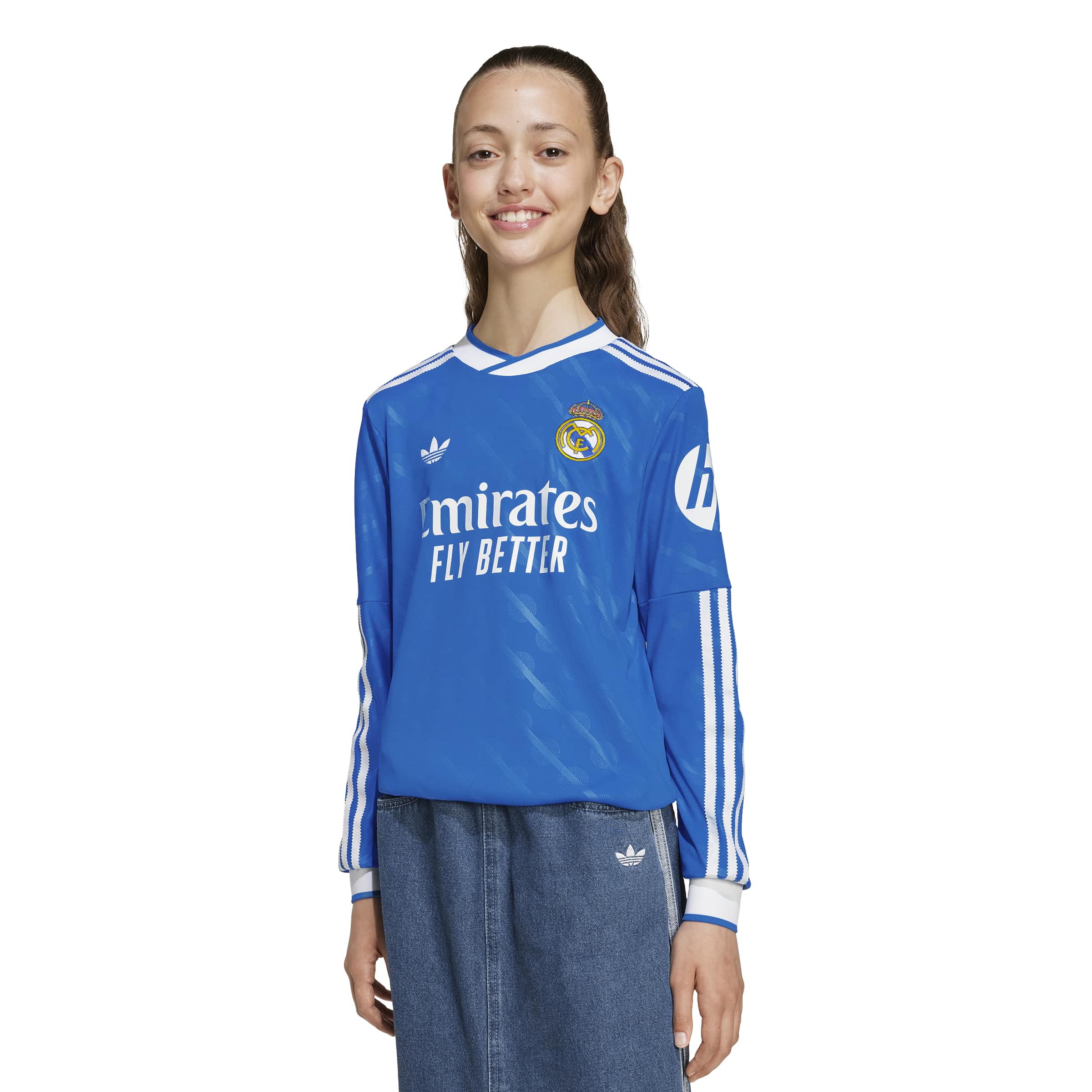 Real Madrid 3e Shirt Lange Mouwen 2025-2026 Kids