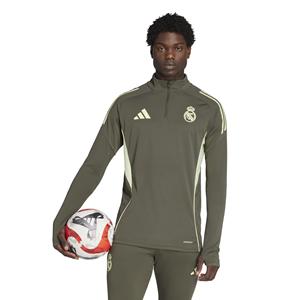 Adidas Real Madrid Trainingstrui 1/4-Zip 2025-2026 Grijs Lichtgroen