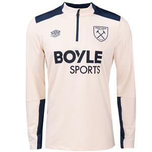 Umbro West Ham United Trainingstrui 1/4-Zip 2025-2026 Beige